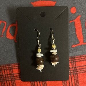 Brown/ White beaded units